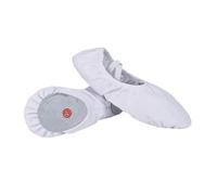 YGSGJSP Chaussons de danse Chaussures de danse à lacets gratuites, souples et respirantes, for enfants femmes, respectueuses la peau, for pratique du ballet pour fille(White,27in19.5CM)