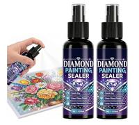 YGSIKY Spray fixateur pour Diamond Painting (30/100 ML) pour Exposition à Domicile (2PC,100ML)