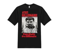 YGT56UYHft 701 Billionaire Last Narco El Chapo Guzman Mexico Drug Cartel T-Shirts Black S