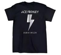 YGT56UYHft Ace Frehley 10,000 Volts T-Shirt Black S