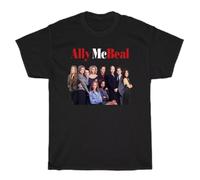 YGT56UYHft Ally Mcbeal TV Series Men's T-Shirt Size S to 3XL Black M
