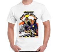 YGT56UYHft ATONG The Harder They Come Poster 70s Jimmy Cliff Film Reggae Music Retro T Shirt White S