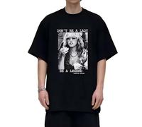 YGT56UYHft Don't Be A Lady Be A Legend Vintage T Shirt Black XXL