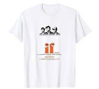 YGT56UYHft If Film Lindsay Anderson Malcolm Mcdowell Unisex T-Shirt White M