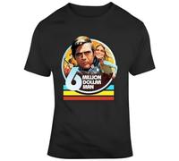 YGT56UYHft Six Million Dollar Man T Shirt Black 3XL