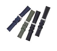 YGUK0J Bracelet de montre en tissu nylon 18 mm, 19 mm, 20 mm et 22 mm, résistant à l'eau, avec libération rapide, accessoires pour bracelets, Vert, 18mm