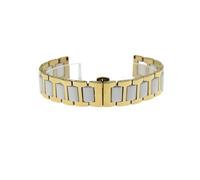 YGUKOJ 12 14 16 18 20 22 mm Bracelet de montre en céramique souple et lisse pour homme et femme Bracelet en acier inoxydable, 18mm