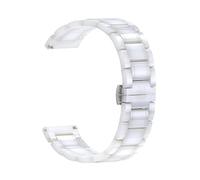 YGUKOJ Bande en céramique de luxe de 20mm 22mm 24mm Compatible With Samsung Galaxy 3 Regard 46mm 42mm Gear S3 Sangle Active 2 40 44mm STROND START STARMIQUE(White,20mm)