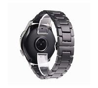 YGUKOJ Bande en céramique de luxe de 20mm 22mm 24mm Compatible With Samsung Galaxy 3 Regard 46mm 42mm Gear S3 Sangle Active 2 40 44mm STROND START STARMIQUE(Matte Black,24mm)