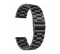 YGUKOJ Bracelet de montre en acier inoxydable à dégagement rapide, compatible avec les montres Fossil Diesel DZ for hommes et femmes, 18 mm, 20 mm, 22 mm, 23 mm, 24 mm(Black,20mm)