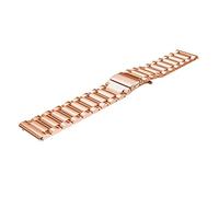 YGUKOJ Bracelet de montre en acier inoxydable à dégagement rapide, compatible avec les montres Fossil Diesel DZ for hommes et femmes, 18 mm, 20 mm, 22 mm, 23 mm, 24 mm(Rose gold,22mm)