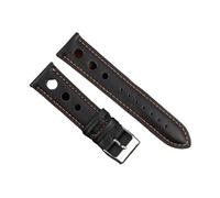 YGUKOJ Bracelet de montre vintage en cuir véritable cousu à la main compatible avec les bracelets de montre Rolex 18 mm, 20 mm, 22 mm, 24 mm pour homme, 22mm