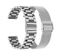 YGUKOJ Bracelet en acier inoxydable compatible avec montre intelligente Garmin Forerunner 55 245 645 M Compatible avec Approach S40 S12 S42 Correa, For Forerunner 645