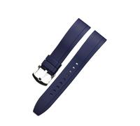 YGUKOJ Bracelets de montre à dégagement rapide en caoutchouc de silicone de qualité 20 mm, 22 mm, 24 mm étanche pour homme, 24mm