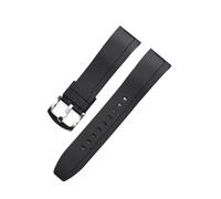 YGUKOJ Bracelets de montre à dégagement rapide en caoutchouc de silicone de qualité 20 mm, 22 mm, 24 mm étanche pour homme, 24mm
