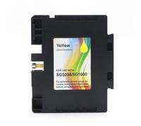 YGUWZ Cartouche à Encre Compatible avec Puce Compatible avec SG500 SG1000 Sublimation Encre et ne jouez Pas de numéro de série(Y)