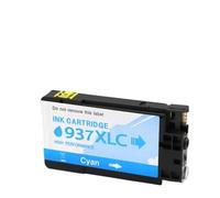 YGUWZ Cartouche d'encre 936 937 938 Compatible avec Les modèles d'imprimante Officejet Pro 9110e 9120B 9130b 9720e 9730e 9110b 9120b 9130b 9720 9730 9110(937e-1pcs-C)