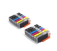 YGUWZ Cartouche d'encre Couleur PGI 570XL CLI 571XL 570 571, Compatible avec imprimantes MG7750 MG7751 MG7752 MG7753(2 Set 12 Colors)