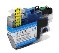 YGUWZ Cartouche d'encre LC411 Compatible avec imprimantes DCP-J526N DCP-J1800N(Cyan)