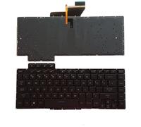 YGUWZ Clavier américain rétroéclairé Compatible avec GA502 GU502 GX502 GU502G GA502G GM502
