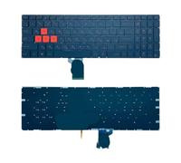 YGUWZ Clavier de Remplacement rétroéclairé GL702 VT GL702VM GL702VS GL502 VM GL502VS, Disposition américaine, Russe et espagnole(RU Backlit)