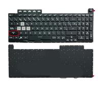 YGUWZ Clavier d'ordinateur Portable Espagnol rétro-éclairé, Compatible avec Gaming F15 FA506 FX506 FX506L FA506Q FX706 FX706H FA706