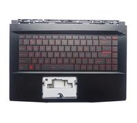 YGUWZ Clavier d'ordinateur Portable rétroéclairé avec Repose-Paume, Compatible avec MSI GF63 8RC 8RD MS-16R1 R2 R3 R4 R5 R6, Disposition Russe, américaine et espagnole(US Keyboard)
