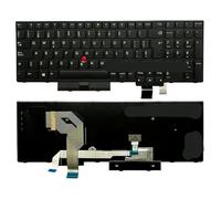 YGUWZ Clavier Espagnol Compatible avec T570 P51S T580 P52S 01EN928 79M01HT SN20MO7806 SP rétro-éclairé(No Backlit)