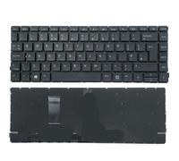 YGUWZ Clavier Latin Espagnol 445 440 G8 G9 645 640 G8 G9 de Remplacement rétroéclairé Compatible avec AEX8QE00010(UK Backlit)