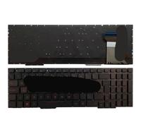 YGUWZ Clavier rétroéclairé Compatible avec GL553 GL553V GL553VW ZX553VD ZX53V ZX73 FX553VD FX53VD FX753VD FZ53V GL753 GL753V GL753VE(SP Red Backlit)