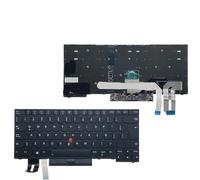 YGUWZ Clavier rétroéclairé Compatible avec Les modèles d'ordinateurs Portables T14 P14s Gen1 Gen2 5N20V43904 5N20X68869 5N20V43915 5N20V43764 US UK DE GR Las BR(Las Latin Spanish)