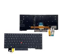 YGUWZ Clavier rétroéclairé Compatible avec Les modèles d'ordinateurs Portables T14 P14s Gen1 Gen2 5N20V43904 5N20X68869 5N20V43915 5N20V43764 US UK DE GR Las BR(UK English)