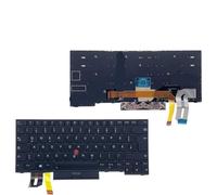 YGUWZ Clavier rétroéclairé Compatible avec Les modèles d'ordinateurs Portables T14 P14s Gen1 Gen2 5N20V43904 5N20X68869 5N20V43915 5N20V43764 US UK DE GR Las BR(DE German)