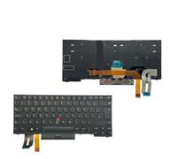 YGUWZ Clavier rétroéclairé Compatible avec Les modèles d'ordinateurs Portables T14 P14s Gen1 Gen2 5N20V43904 5N20X68869 5N20V43915 5N20V43764 US UK DE GR Las BR(BR Brazilian)