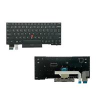 YGUWZ Clavier rétroéclairé Compatible avec Les modèles X280 A285 X390 X395 X13 L13 1 2 01YP080 5N20V43181 01YP120(Without BL)