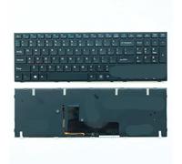 YGUWZ Clavier rétroéclairé Compatible avec N150RD N151SC N155SD N170RD N170SD N150CU N150ZU 6-80-P6500-013-1 NP7255 NP7270