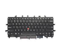 YGUWZ Clavier rétroéclairé Compatible avec X1 Carbon 4e génération 20FB 20FC, Disposition US Anglais Russe
