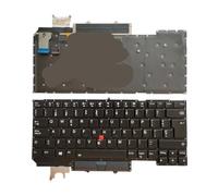 YGUWZ Clavier rétroéclairé Compatible avec X1 Carbon 5e génération 2017 X1 Carbon 6e génération 2018, Disposition US, Russe, Espagnol, Portugais(SP Backlit)