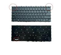 YGUWZ Clavier rétroéclairé RVB Compatible avec 14 C5M C7M MS-14JK Modern 14 C11M C12M C13M MS14J1(US RGB)