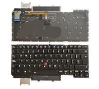 YGUWZ Compatible avec Le Clavier Espagnol rétroéclairé X1 Carbon 5ème 6ème génération 2017 2018 modèle 20HR 20HQ
