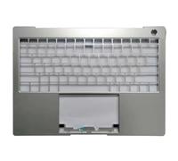 YGUWZ Coque supérieure et Coque inférieure Repose-Paume Compatible avec Ordinateur Portable, Compatible avec Les Coques MACH-W29 C et D(Silver C Shell)