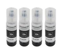 YGUWZ Encre de Colorant de Recharge 70 ML 002 004 Compatible avec L3258 L3251 L3118 L3119 L1218 L1258 L3151 L5198 L4151 L4269 L6166 Printers(4PCS Black)