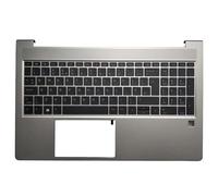 YGUWZ Étui Repose-Paume Compatible avec Probook 455 450 G9 G10, Compatible avec Les claviers d'ordinateurs Portables espagnols, latins, américains, Britanniques et Russes(UK Backlit)