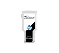 YGUWZ HW Cartouche d'encre à Pigment Complet 745 ML Compatible avec Les modèles d'imprimante DesignJet Z2600 Z5600 Compatible avec la pièce numéro 300 avec Puce d'encre(HP745 -MBK- 300ML)
