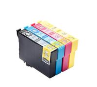 YGUWZ Jeu de Cartouches d'encre T1281 T1282 T1283 T1284 BK C M Y Compatible avec Stylet S22 SX125 SX130 SX230 SX235W SX420W Office BX305F 305FW(One Set 4colors)