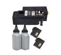 YGUWZ Kit de Poudre de Cartouche de Toner Compatible avec imprimantes Laser Fuji Phaser 6000 6010 XER WorkCentre 6015 avec Puce 106R01630 34(As Shown)
