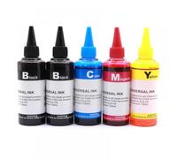 YGUWZ Kit de Recharge d'encre 100ML, Compatible avec PGI-750 CLI-751 Compatible avec modèles 450 451 550 150 151 270 670 870 520 521 525 725 625, Encre à Colorant(5pcs-CMYKK Dye Ink)