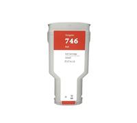YGUWZ Les Cartouches à Encre compatibles Compatible avec DesignJet Z6 et Z9 Postscript Ink Jet Les imprimantes en Format fonctionnent avec 746 Cartouches(300ML Red)