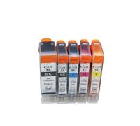 YGUWZ Paquet de 5 Cartouches d'encre PGI220 CLI221 Compatible avec imprimantes à Jet d'encre IP3600 IP4600 IP4700 MX860 MX870
