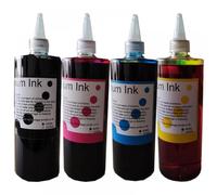 YGUWZ Recharge d'encre 500 ML Compatible avec imprimante PFI-120 PFI-320 TM-200 TM-205 TM-300 TM-305(MBK(Dye) 500ml)